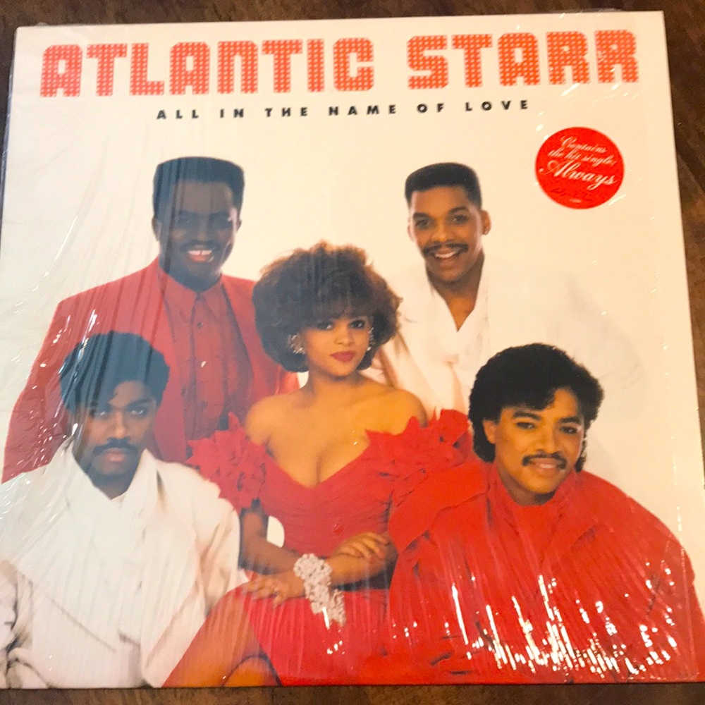 3/$30 Atlantic Starr “All in the Name of Love” vintage vinyl album 1987